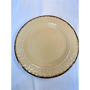 Cindy Crawford Style Harvest Dinner Plate 11 inches Embossed edges 8646360